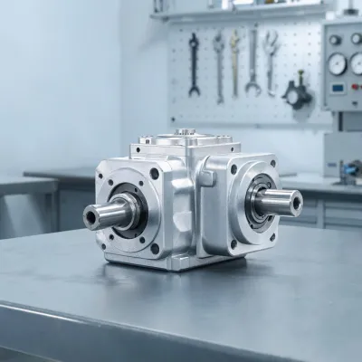 precision right angle bevel gear reducers